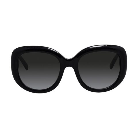 Salvatore Ferragamo SF 727S 001 53mm Womens Round Sunglasses