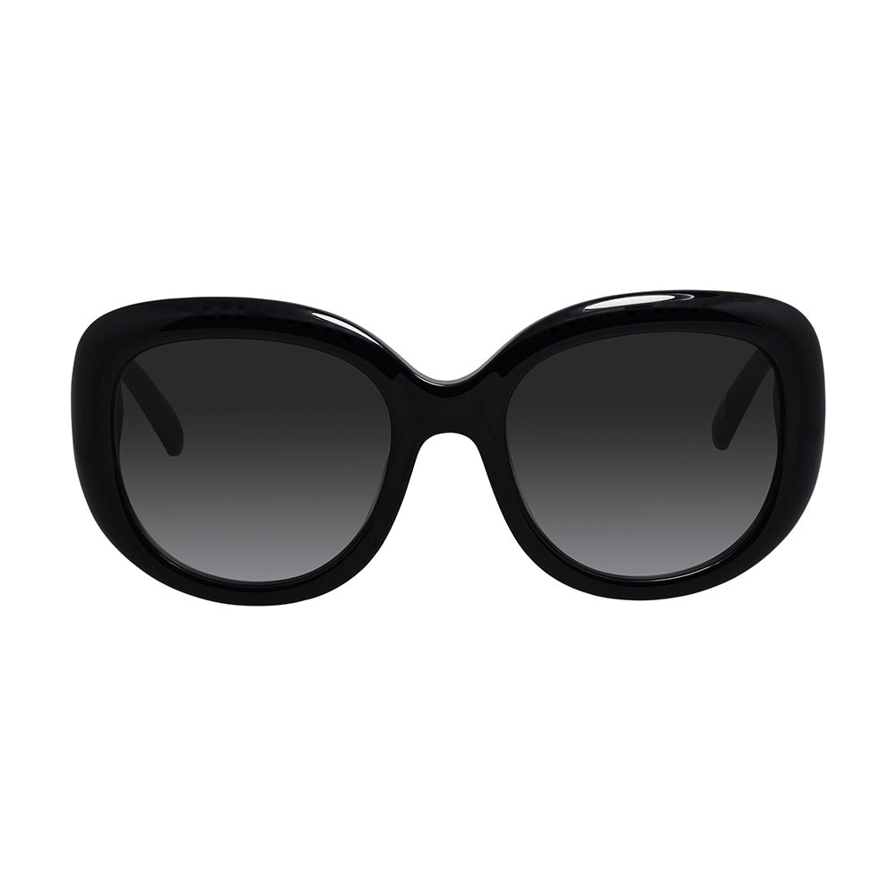 Salvatore Ferragamo SF 727S 001 53mm Womens Round Sunglasses