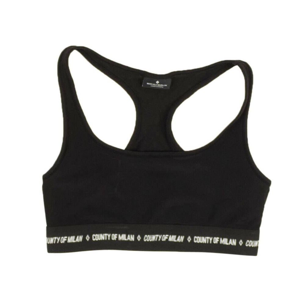 Marcelo Burlon Logo Band Sports Bra – Black