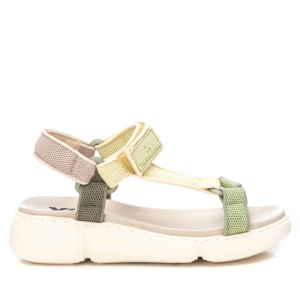 Women’s Flat Sandals In Kakhi 7703592304700