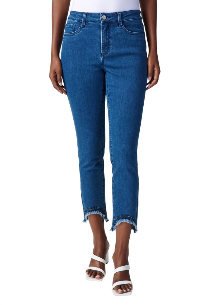 Skinny Ankle-Length Jeans In Denim Medium Blue 7803924545596
