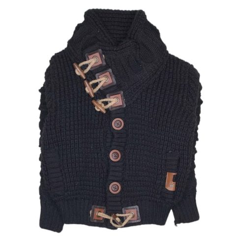 Boy’s Wool Blend Sweater In Black 7803924316220