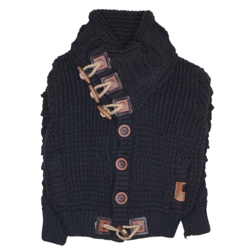 Boy’s Wool Blend Sweater In Black 7803924316220