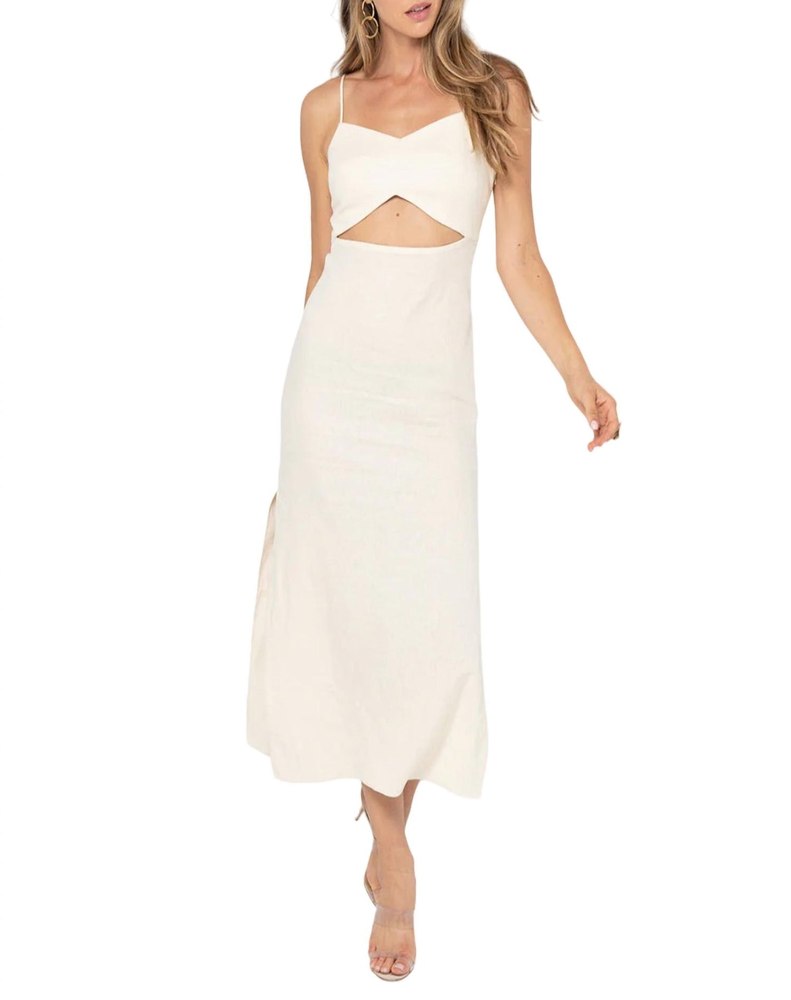 Linen Jessie Dress In Vanilla 7703594008636