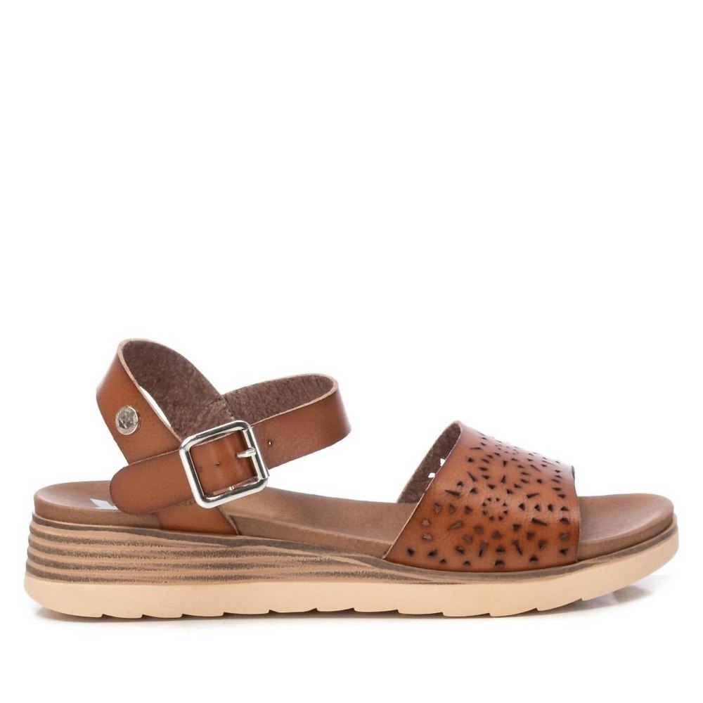 Women’s Low Wedge Sandals In Taupe 7703594762300