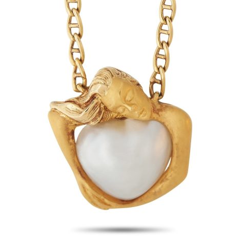 Carrera y Carrera Carrera y Carerra 18K Yellow Gold Mab Pearl Necklace CAR20-031124
