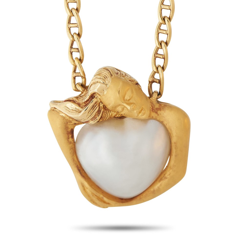 Carrera y Carrera Carrera y Carerra 18K Yellow Gold Mab Pearl Necklace CAR20-031124