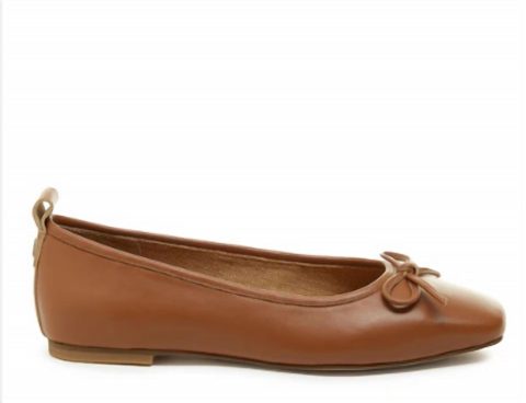 Frankie Tan Ballet Flat In Gingerbread 7803944042556