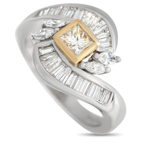 LB Exclusive Platinum 1.02ct Diamond Ring MF22-021324
