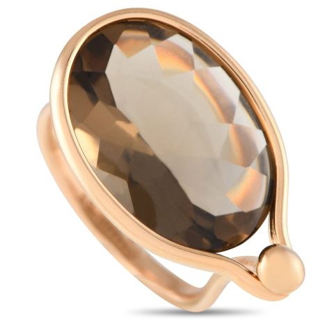 Georg Jensen Savannah 18K Rose Gold Topaz Ring GJ02-122623
