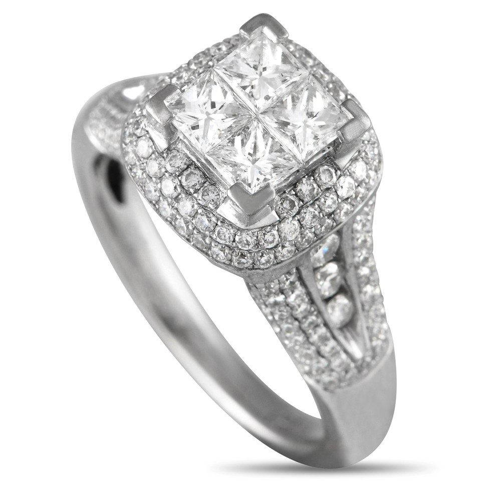 Gregg Ruth 18K White Gold 1.85ct Diamond Ring GR29-020124