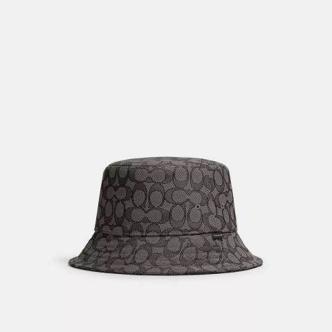 Coach Outlet Signature Jacquard Bucket Hat 7832588091452