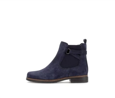 Women’s Nolene Ankle Boot In Navy Suede
