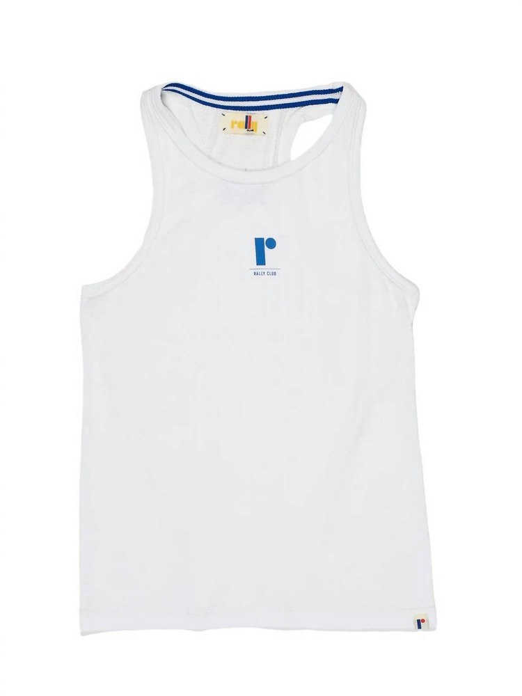 Women’s Serena Pointelle Tank Top In White 7803960426556