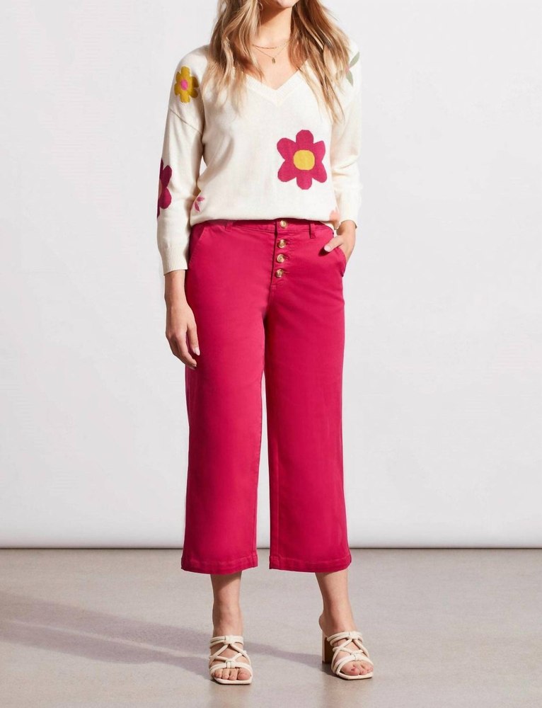 Audrey Button Fly Wide Leg Jean In Daiquiri 7803960754236