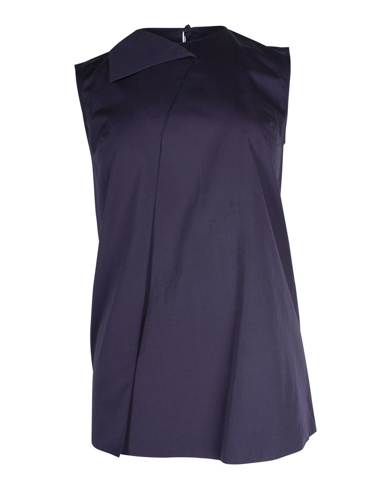 Hermes Sleeveless Top in Purple Cotton 7703675797564