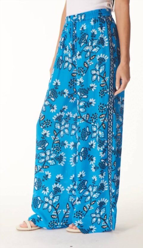 Miriam Pant In Blue Batik Print 7803966816316