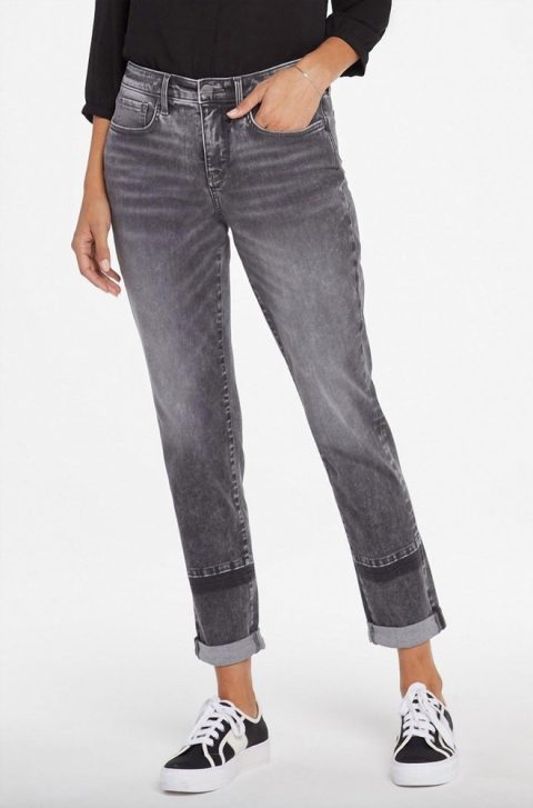 Margot Girlfriend With Rolled Cuff Jean In Nobelle 7803968258108