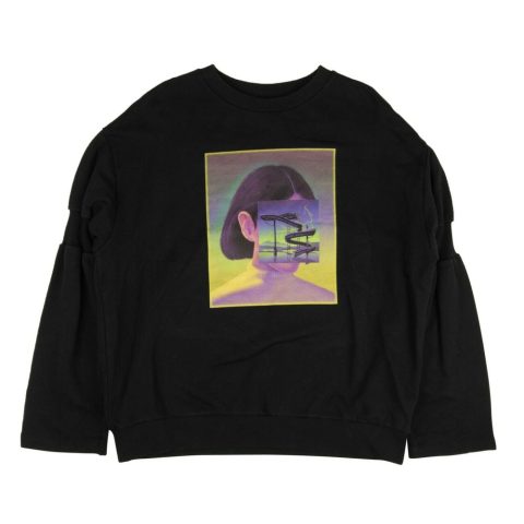 Marcelo Burlon Graphic Crewneck Sweatshirt – Black