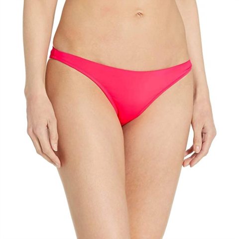 Solid St. Lucia Bikini Bottom In Candy 7803973894204