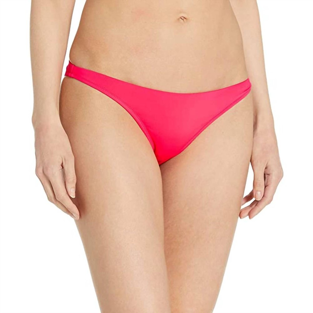 Solid St. Lucia Bikini Bottom In Candy 7803973894204