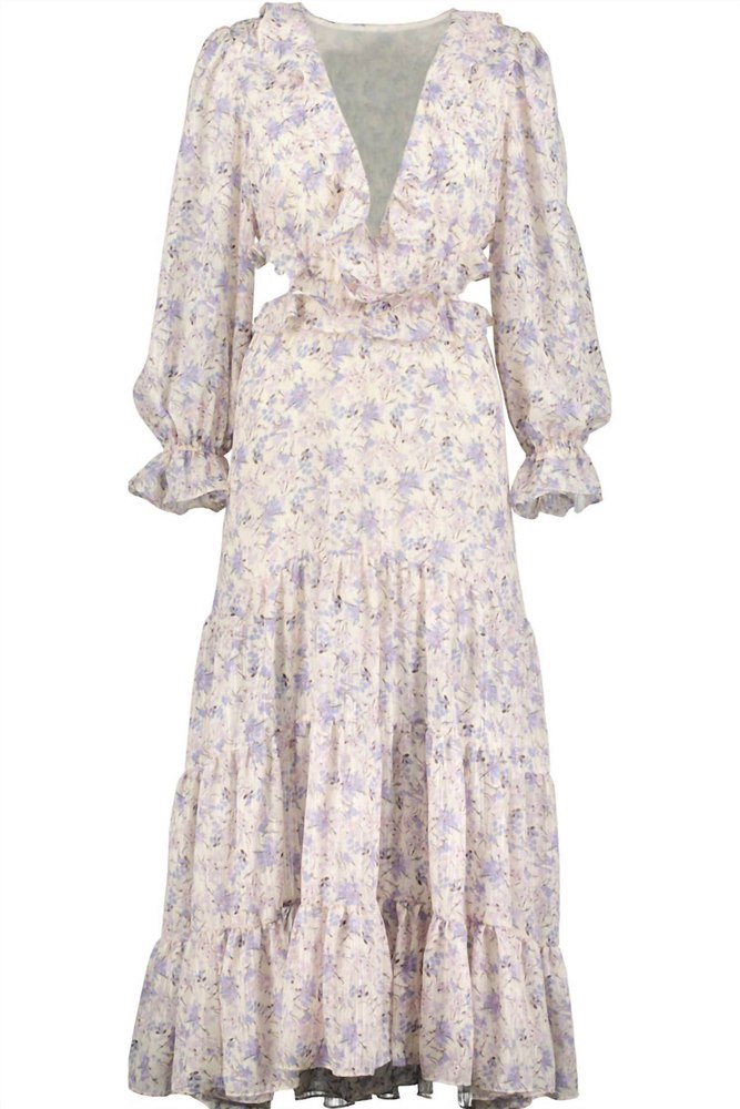 Paloma Cut Out Dress In Botanical
