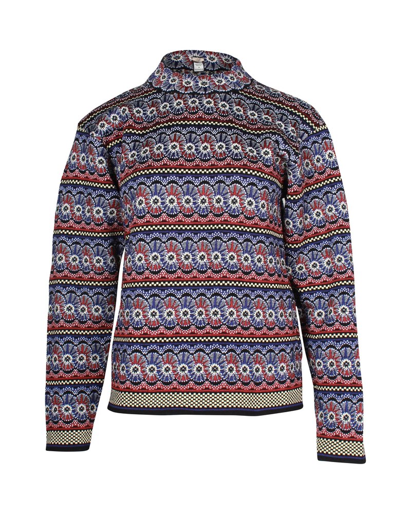 Alaia Knit Sweater in Multicolor Wool 7703677796412