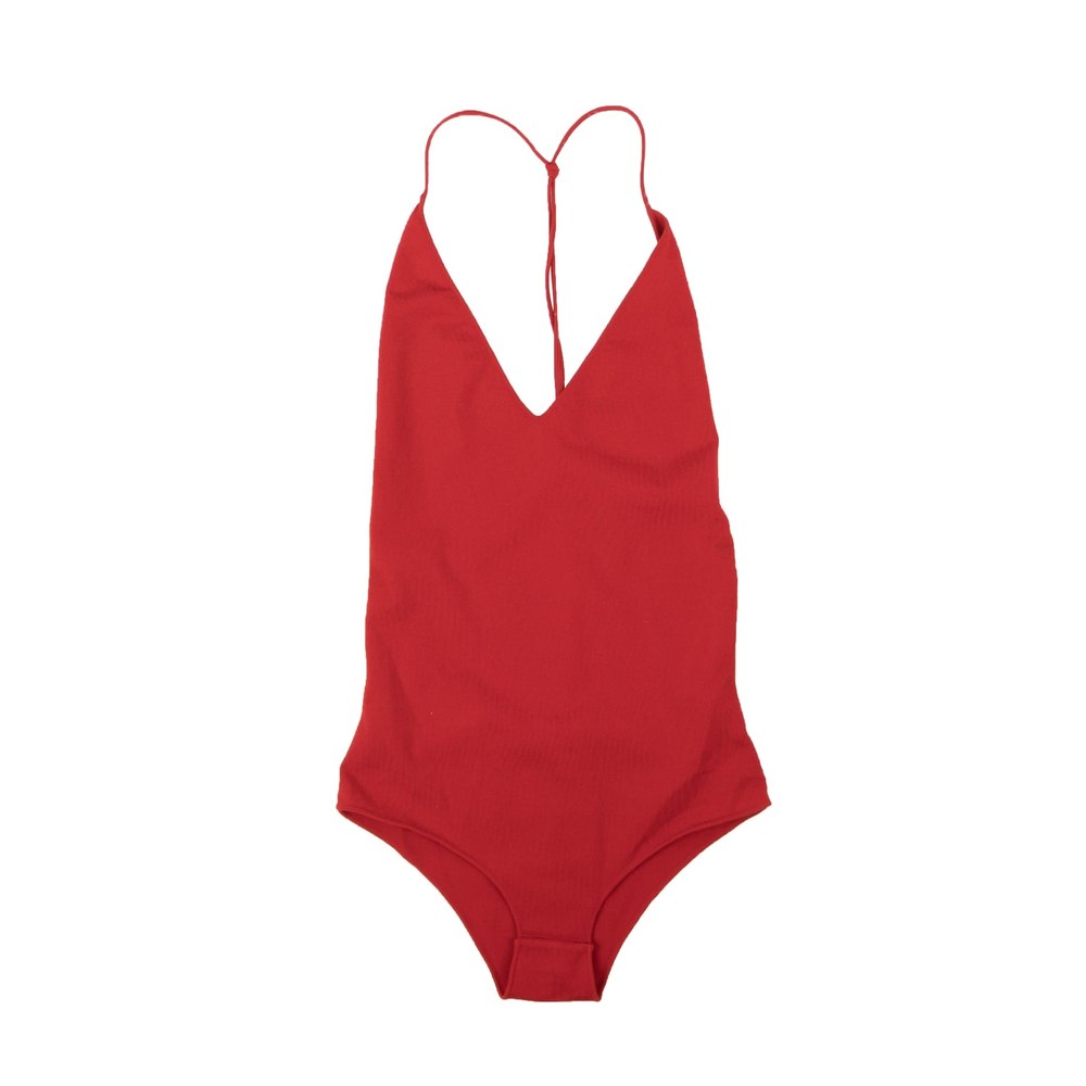 Bottega Veneta Knit Bodysuit – Red 7554441412668