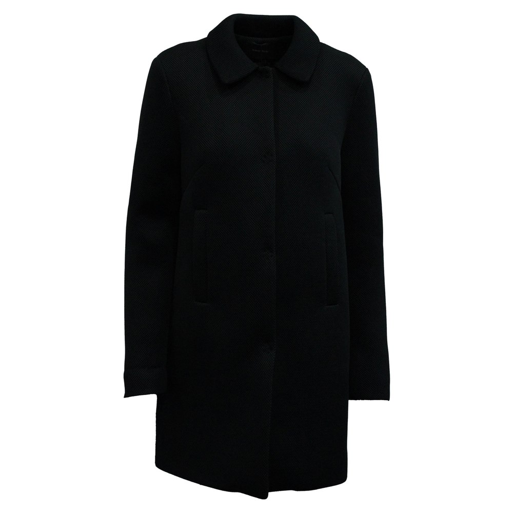Simone Rocha Straight Coat in Black Polyester 7703678812220