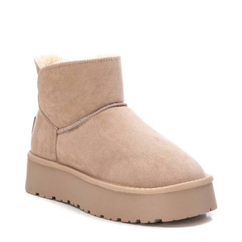 Women’s Suede Winter Boots In Beige 7803981922364