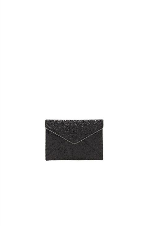 Glitter Leo Clutch In Black Multi 7803978907708