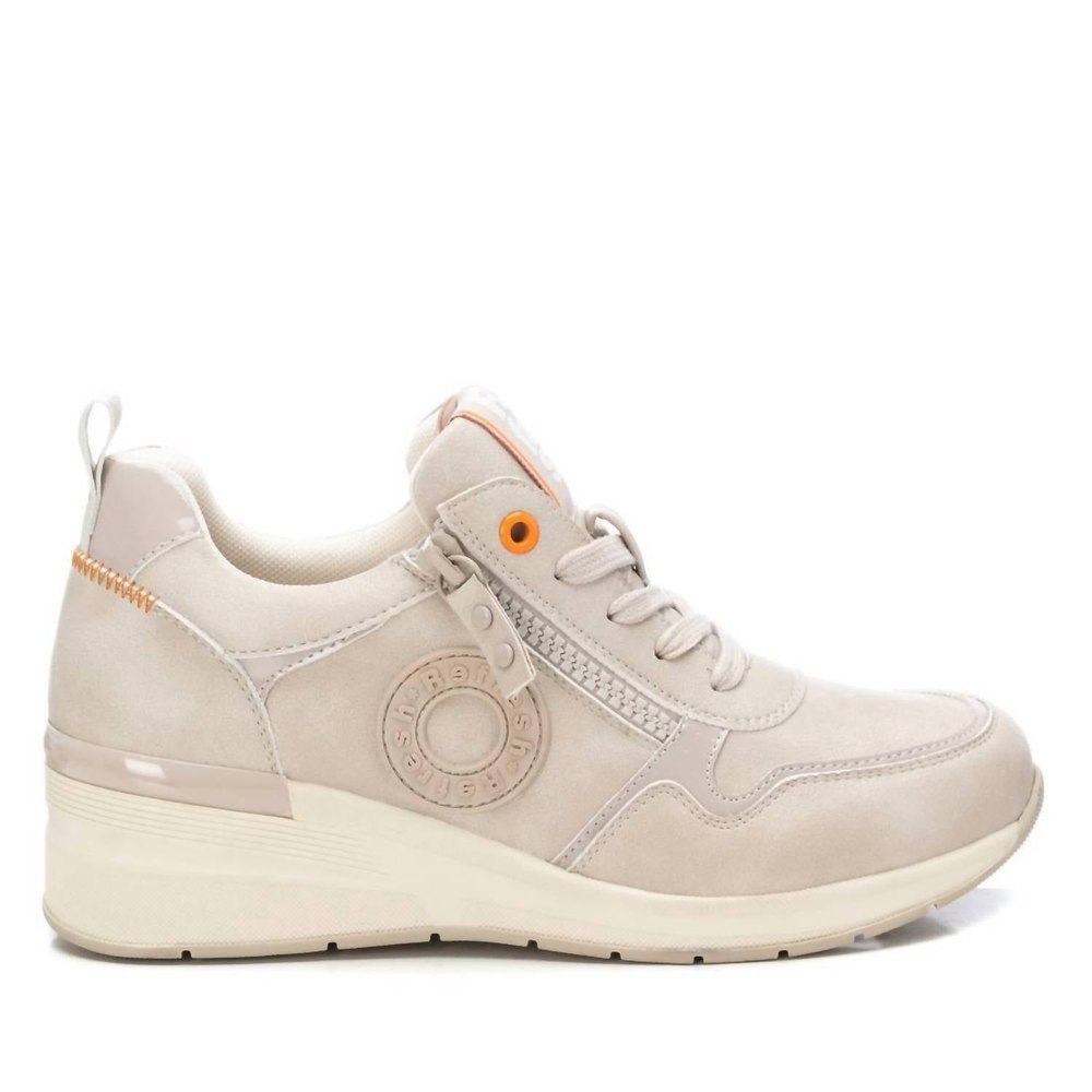 Women’s Wedge Trainer Sneakers In Ice 7803980054588