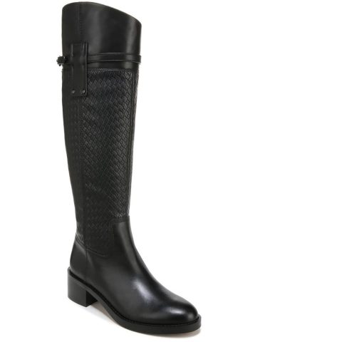 Colt Leather Wide Calf Knee-High Boots