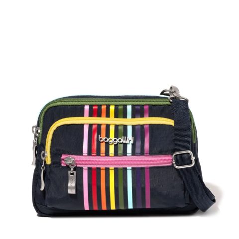 baggallini Women’s Triple Zip Bagg Small Crossbody Bag 7277734428732