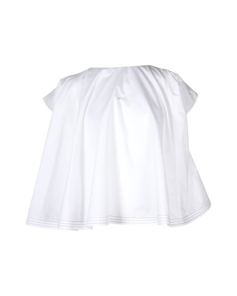 Loewe Volume Top in White Cotton 7703681040444