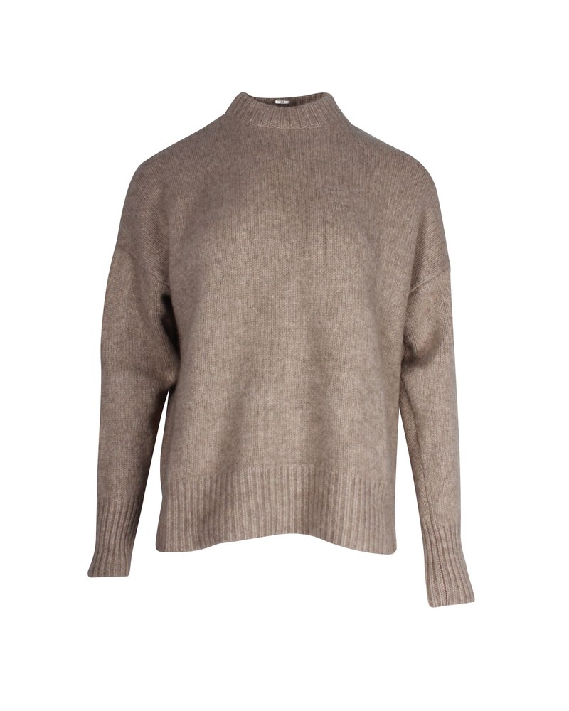 Co Knit Sweater in Brown Cashmere 7703682318396