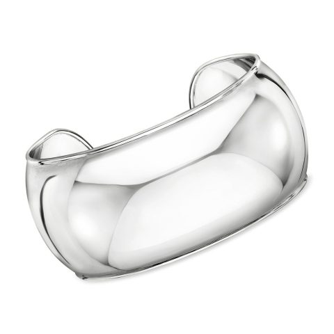 Ross-Simons Italian Sterling Silver Wide Cuff Bracelet 7832743903292