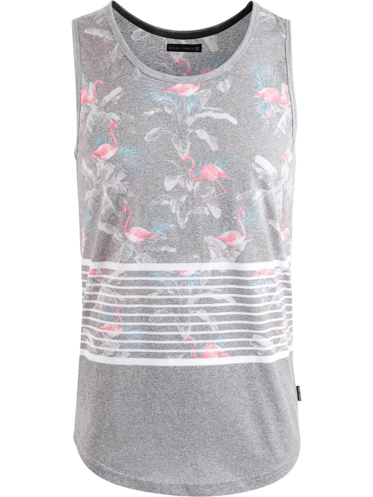Mens Printed Heathered Tank Top 7803997323324
