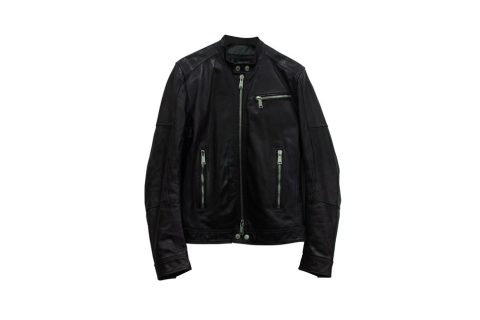 Dsquared 2 Moto Jacket in Purple Lambskin Leather 7703685791804