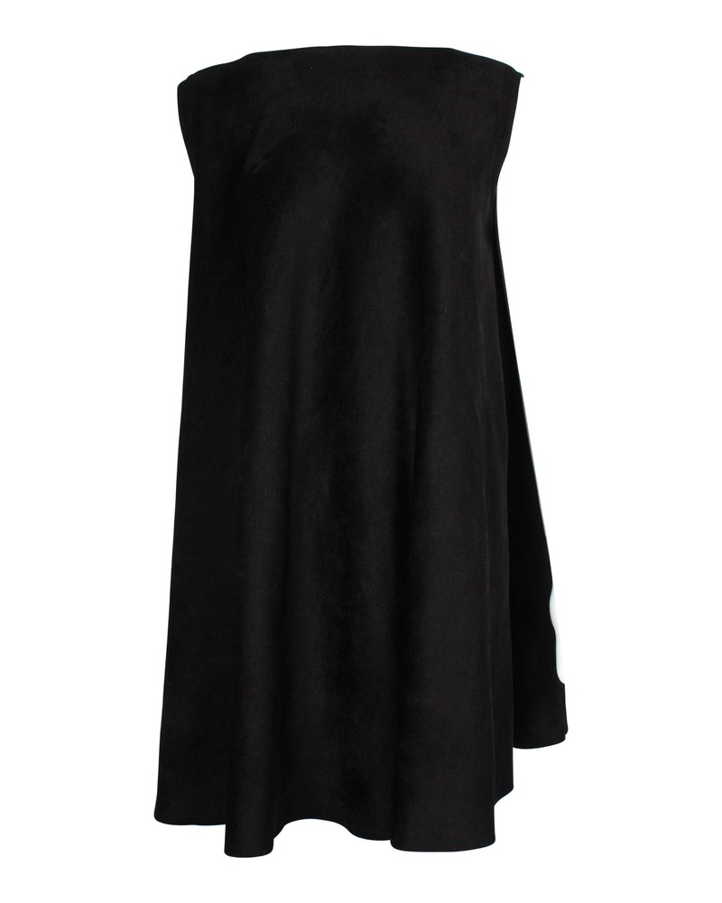 Alaia Sleeveless Swing Dress in Black Viscose 7703685988412