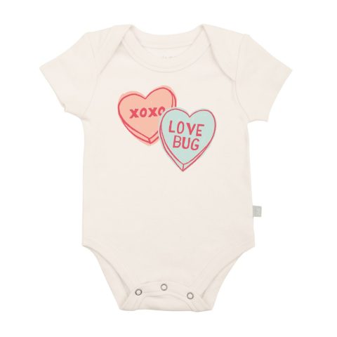 graphic bodysuit | candy hearts