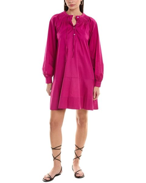 ALPHA STUDIO A-Line Shirtdress 7382316056636
