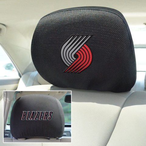 Fanmats Portland Trail Blazers Embroidered Head Rest Cover Set – 2 Pieces
