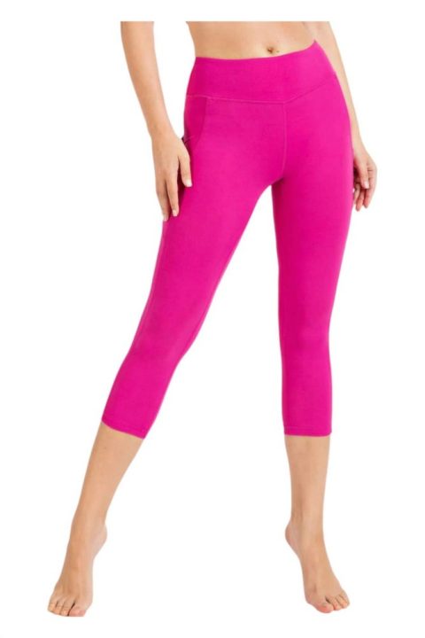Athleisure Leggings With Pockets In Hot Pink 7804011282492