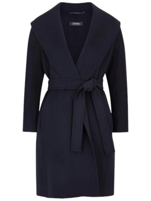 MAX MARA Women’s Messi Blue Long Coat