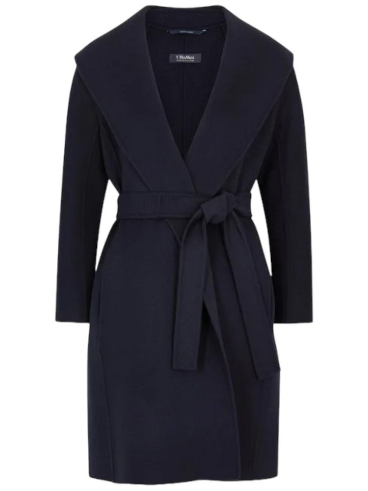 MAX MARA Women’s Messi Blue Long Coat