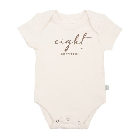 graphic bodysuit | eight months milestone taupe