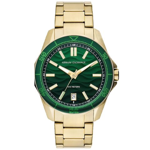 Armani Exchange Men’s Spencer Green Dial Watch 7832900304956
