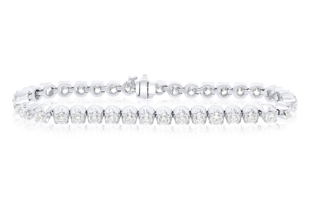 Diana M. 7.20 Carat Diamond Tennis Bracelet