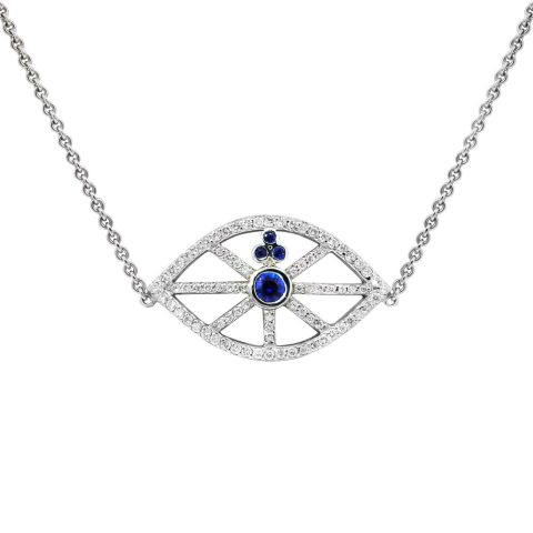 Diana M. 1.00 Carat Sappire and Diamond Bracelet